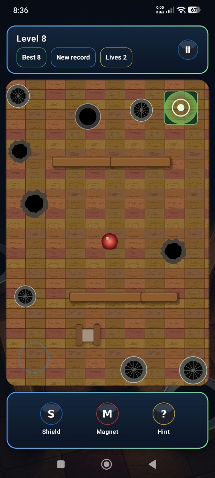 Another level in a different visual theme