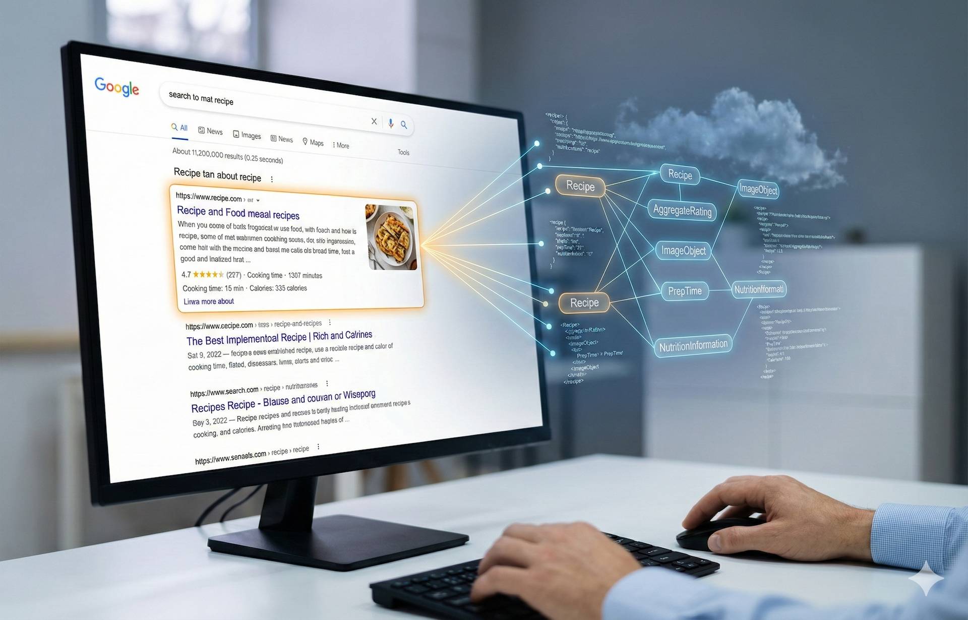Why is structured data crucial for a website’s visibility?